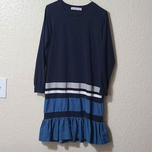 Bottom Denim Dress Size Free